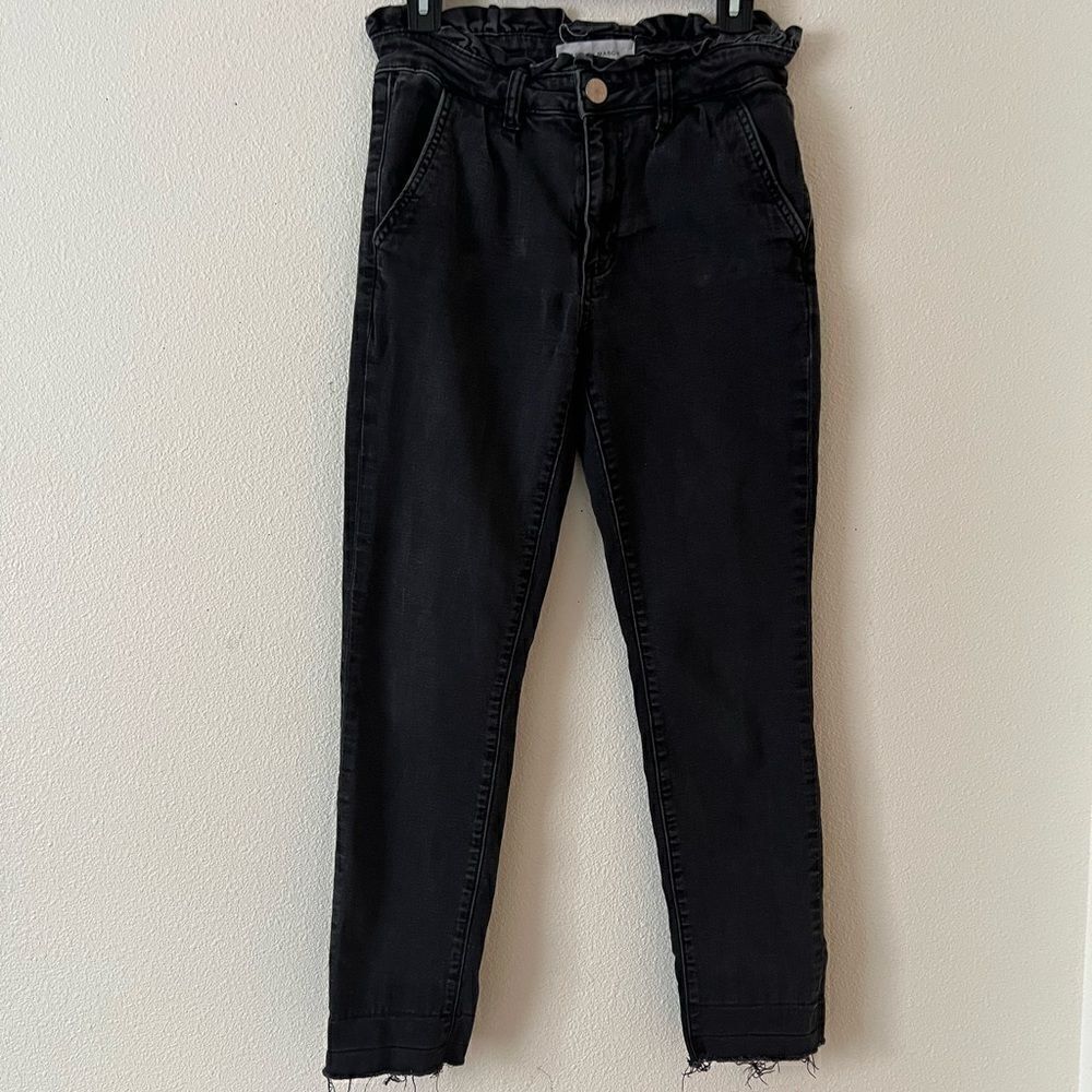 ASHLEY MASON Paperbag High Rise Denim Jeans size 9